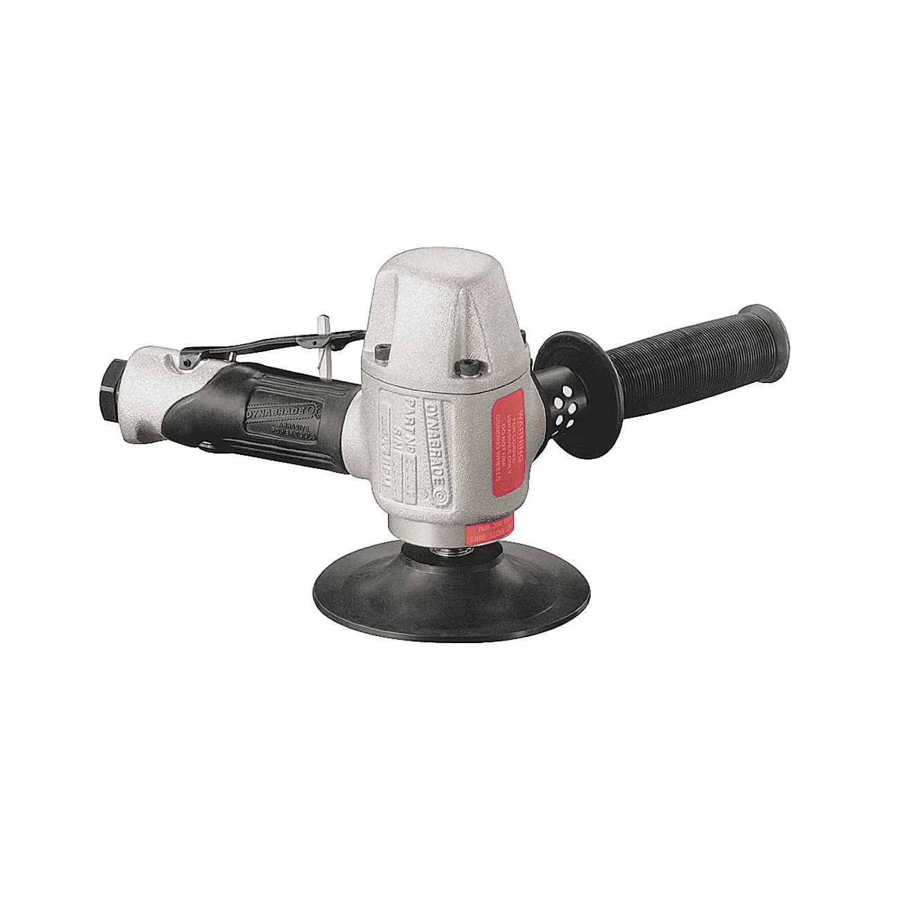 Dynabrade 50307  ~  4-1/2 Inch-5 Inch Diameter Vertical Disc Sander 1.2 Hp 11000 Rpm Gearless Side Exhaust 5/8 11 Inch Female Pad