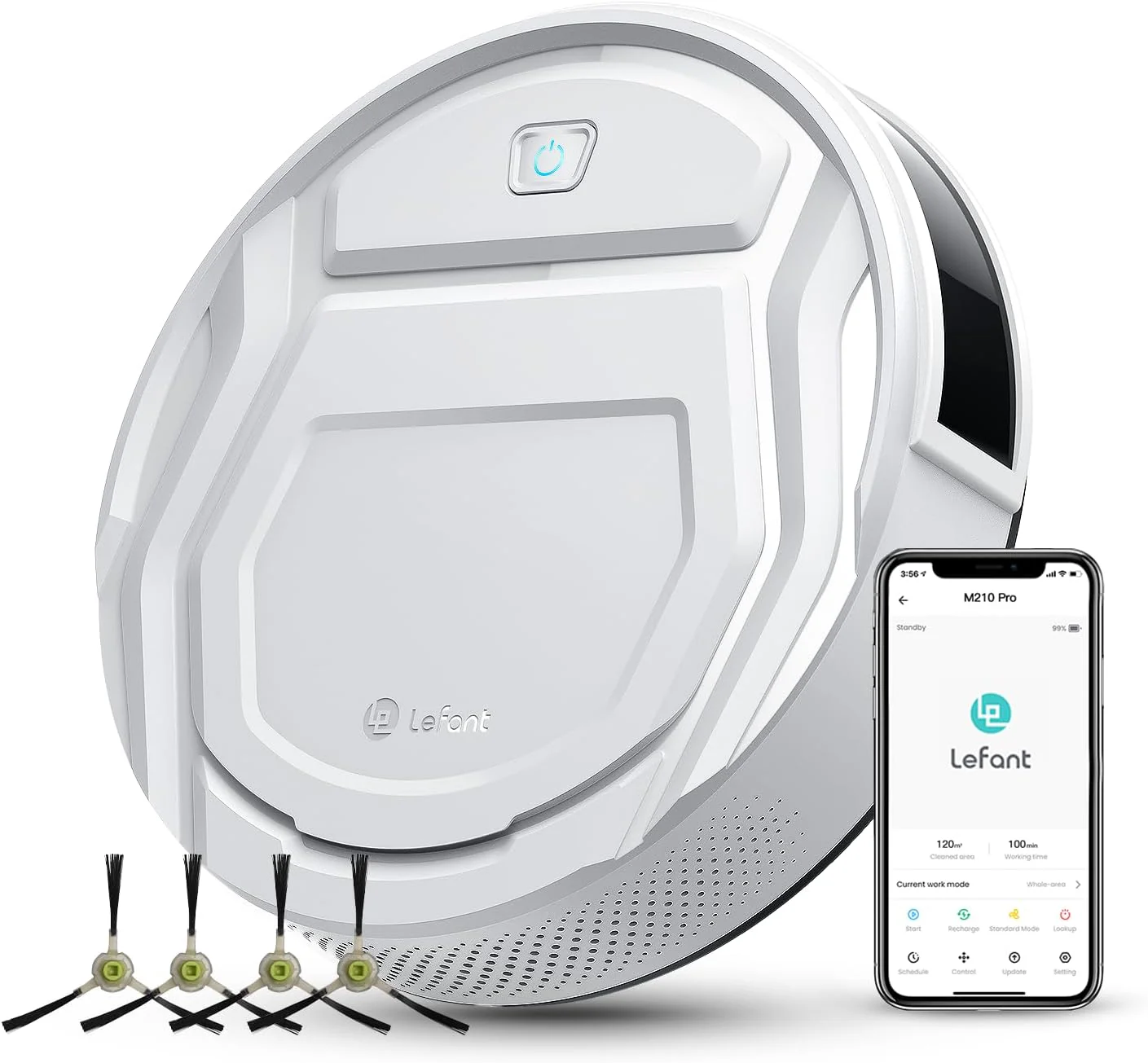 Lefant M330 Plus Robot Vacuum Cleaner and Floor Mop BN1