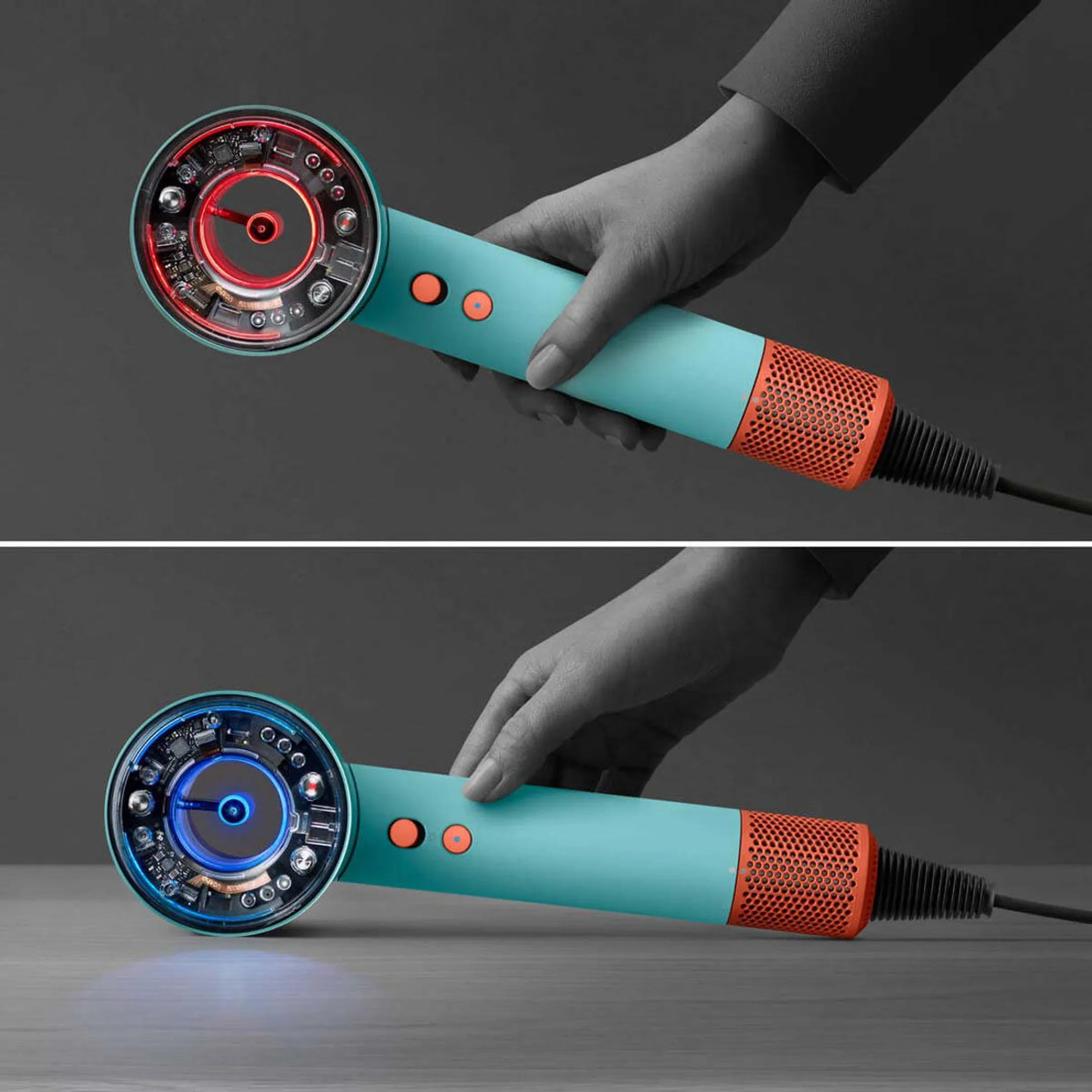 Dyson Supersonic Nural Straight + Wavy Red Velvet - Limited Edition