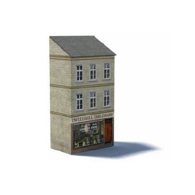 Background Terrace Shop (cream, 6 windows, 3 levels)