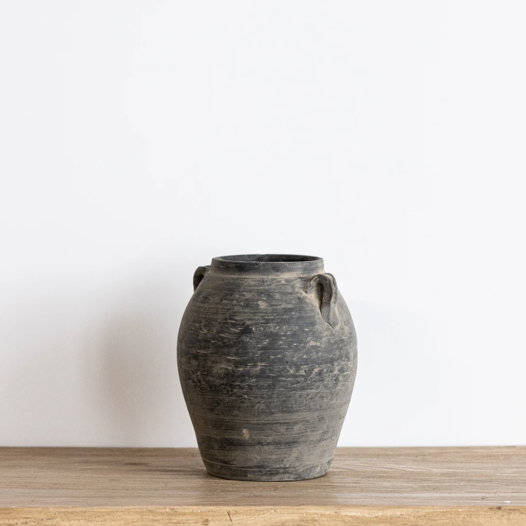 Vintage Porcelain Pot Two Handle