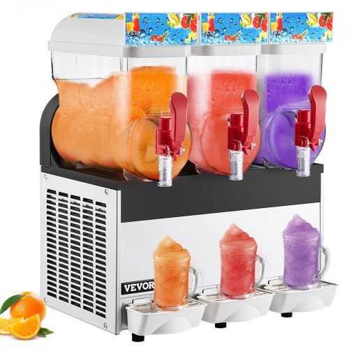Commercile 3-Tanks Bevroren Drank Slush Slushy Maker 45L Capaciteit