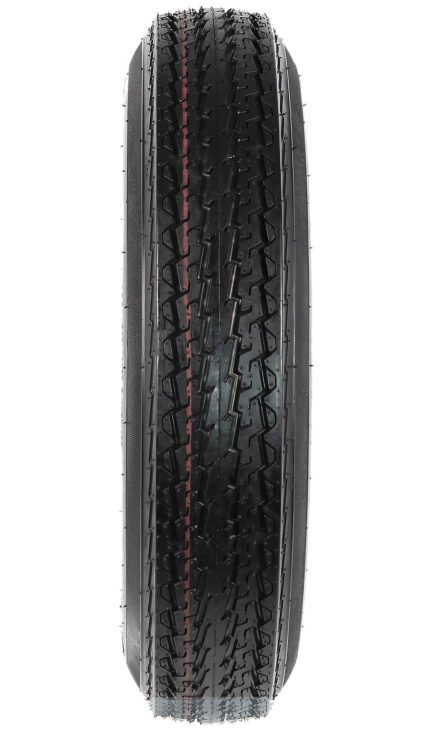 2-Pk Trailer Tire On Rim 480-12 4.80-12 4.80×12 in. LRC 5 Hole White Spoke Wheel
