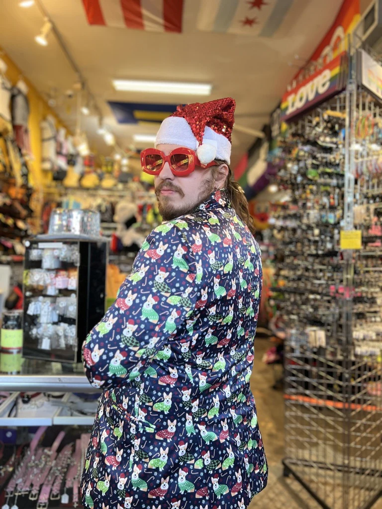 Festive Corgi Party Suit Costume