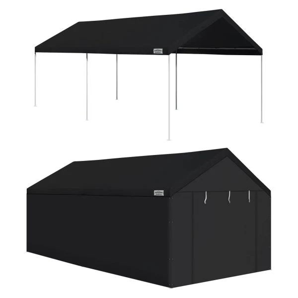 10 x 20′ Straight Leg Instant Canopy Tent Set w/Sidewalls