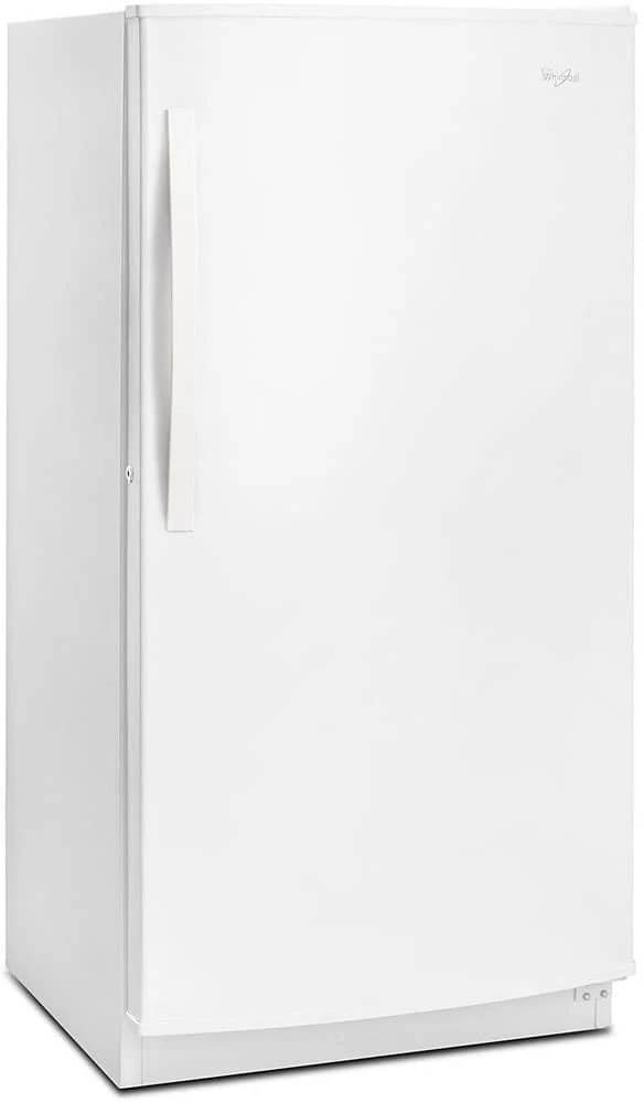 Whirlpool 16 Cu. Ft. fagymentes, felülfagyasztós hűtőszekrény, elektronikus vezérlés, fehér