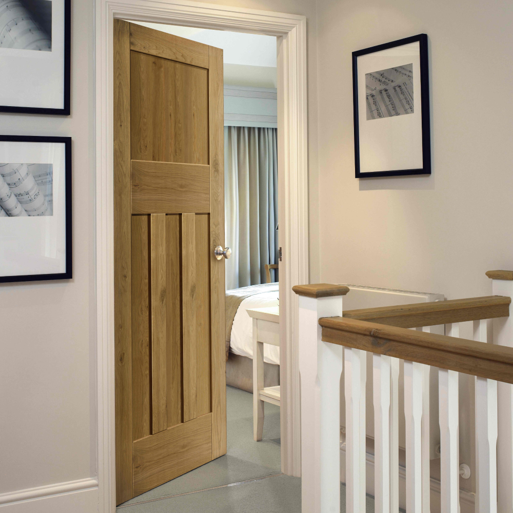 J B Kind Rustic Oak DX Internal Door