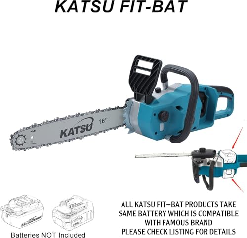 KATSU FIT BAT 21V Motosega a Batteria Brushless 16 Pollice, Motore senza spazzole, Motosega Elettrica per Taglio del Legno Potatura Giardinaggio, senza Batteria 102735 : Amazon.it: Giardino e giardinaggio