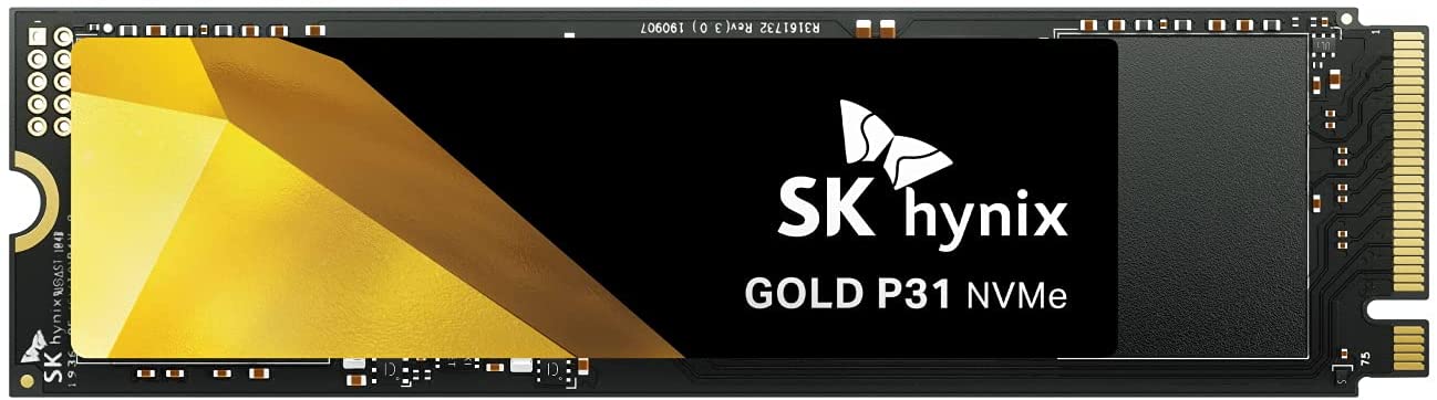 SK hynix Gold P31 PCIe NVMe Gen3 M.2 2280 Internal SSD | Up to 3500MB/S