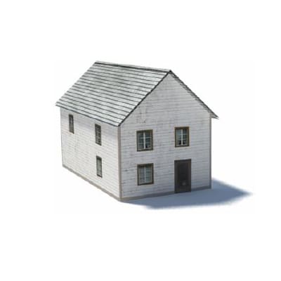 House (2 level 3 side windows)