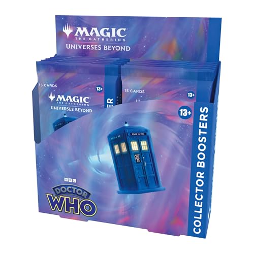 Magic: The Gathering   Confezione di Collector Booster di Doctor Who (12 buste) (Versione Inglese) : Amazon.it: Giochi e giocattoli