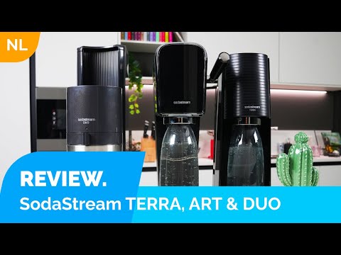 Sodastream Bruiswatertoestel Terra Black inclusief Cilinder Quick Connect