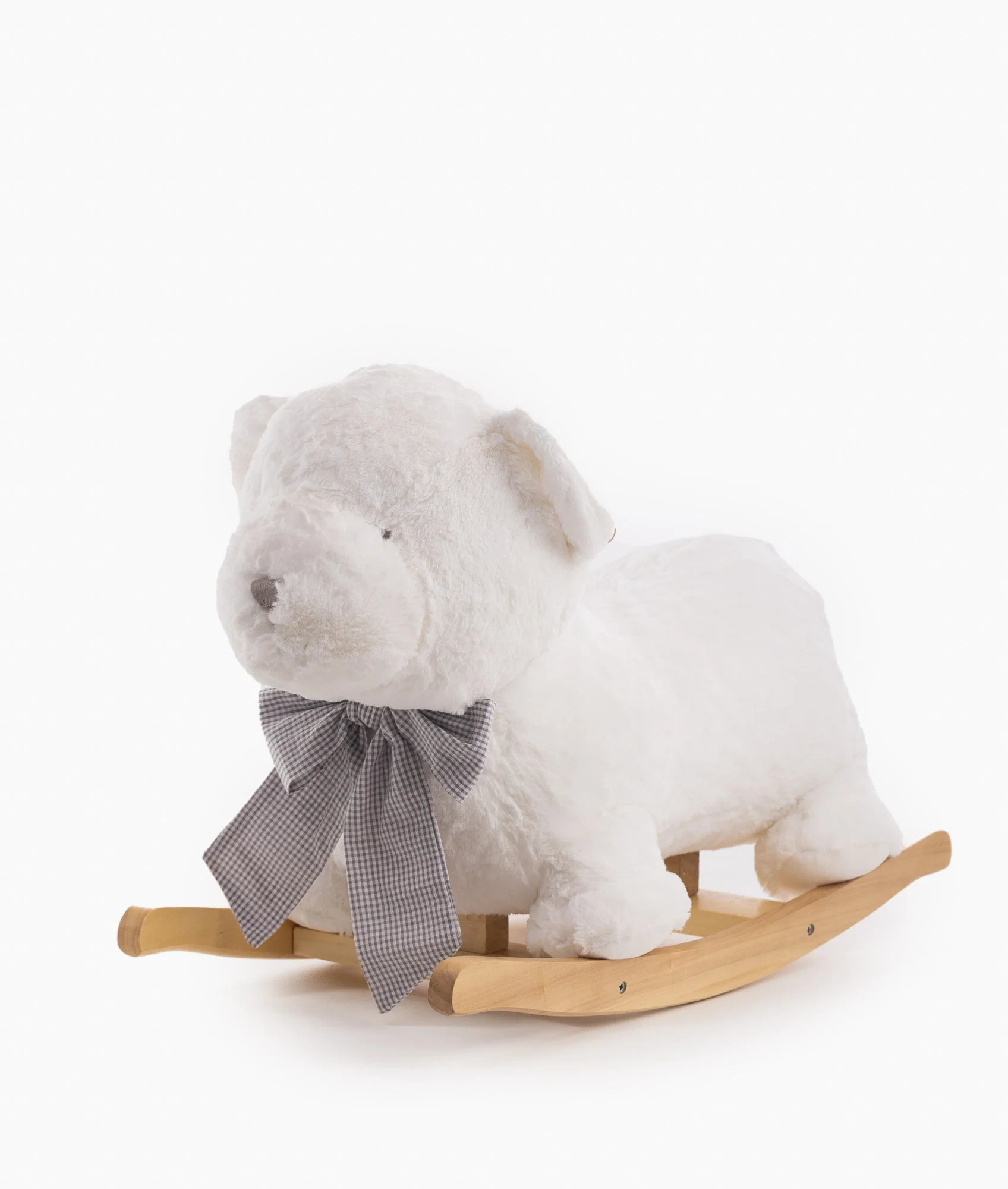 Rocking Teddy Bear | White & Grey
