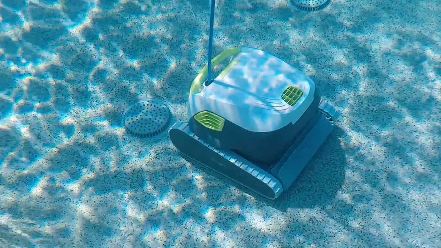 Dolphin T série Robot nettoyeur électrique avec fil pour Piscine hors-sol jusqu’à 12 m - Nettoyage fond et parois - Filtration ultra fine