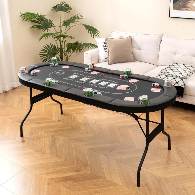8-Player Foldable Poker Table, 72