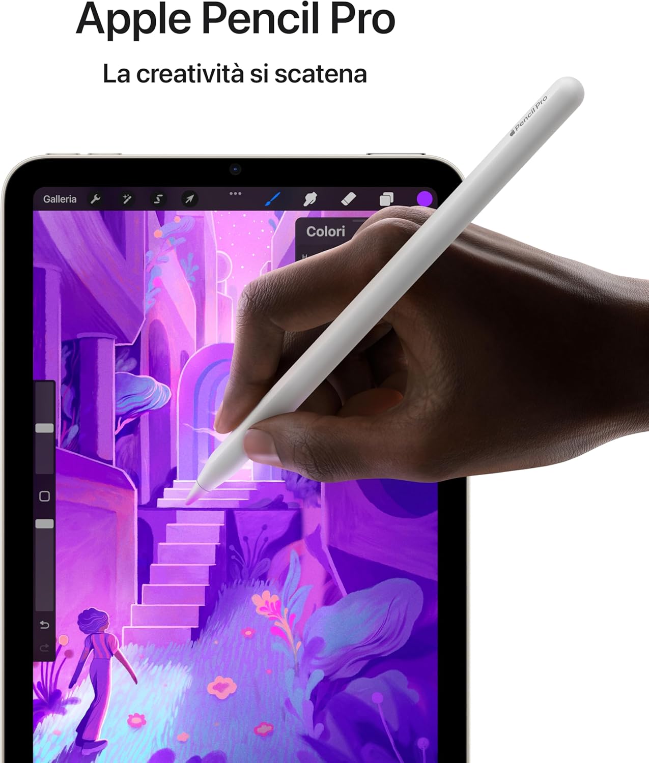 Apple iPad mini con chip A17 Pro: Progettato per Apple Intelligence, display Liquid Retina da 8,3'', 128GB, Wi Fi 6E, fotocamera da 12MP, un giorno intero di batteria – Grigio siderale