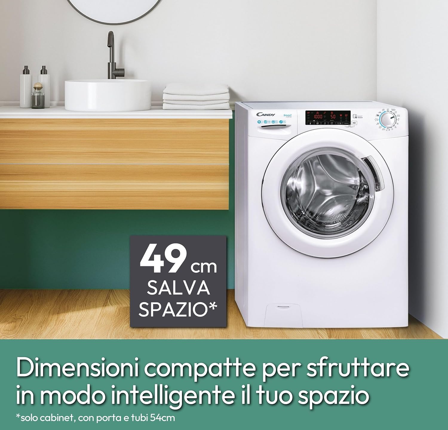 Washing Machine CS 149TXME-S 9 kg Class A 1400 RPM