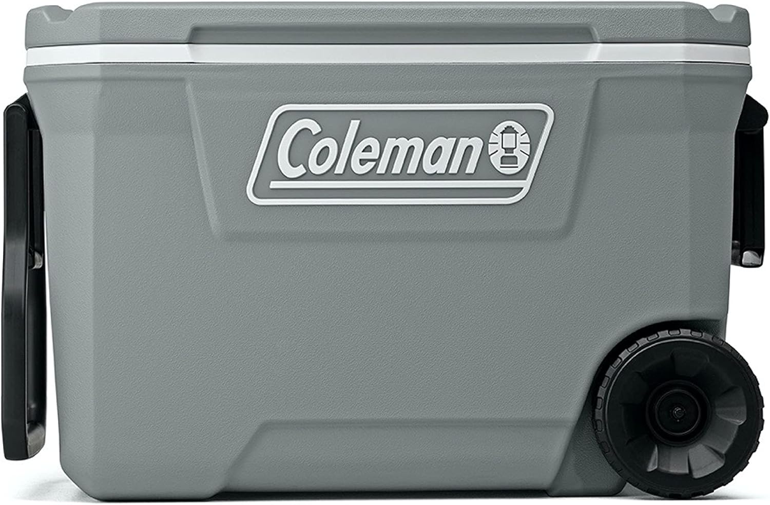 Coleman Classic Series szigetelt, kerekes, hordozható hűtőláda, szivárgásmentes, kültéri, keményfalú hűtőláda, amely akár 5 napig is jégben tartja az ételt, 95 literes