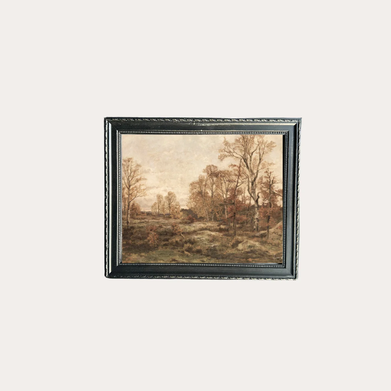 Fall Landscape | French Country Black Mould Framed Art