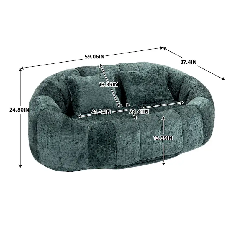 Adult Bean Bag Chair - Multi-Color Lazy Sofa