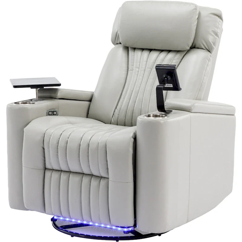 Multifunctional 270 Swivel Home Theater Power Recliner