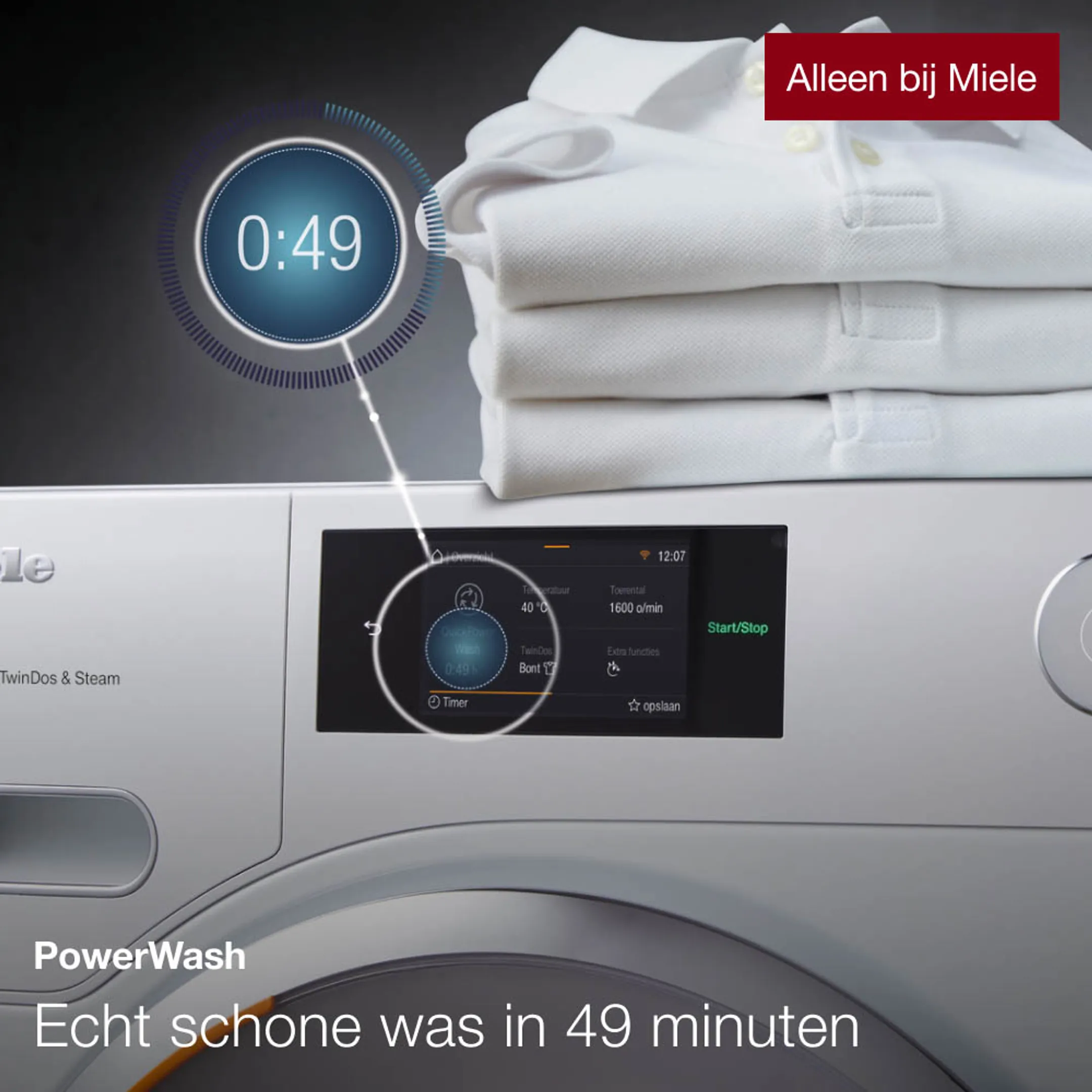 Miele Wasmachine WWG880 WPS QuickPowerWash