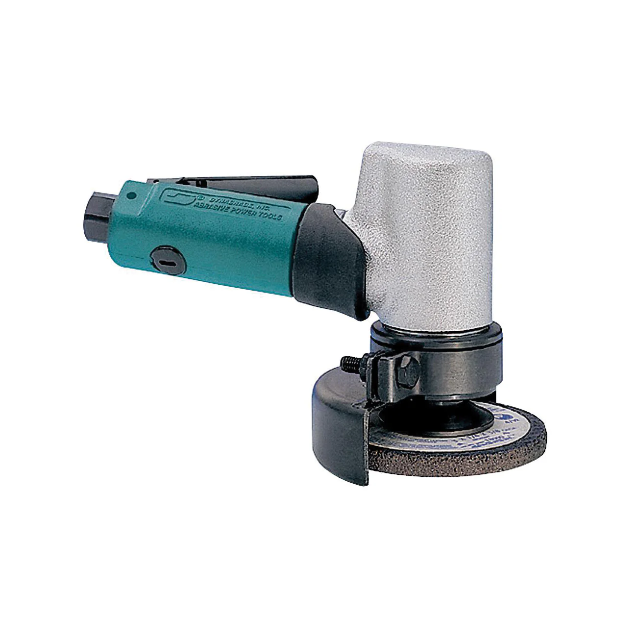 Dynabrade 52700  ~  3 Inch Diameter 7 Degree Offset Depressed Center Wheel Grinder .7 Hp 18000 Rpm Front Exhaust 3/8 Inch-24 Spindle Thread