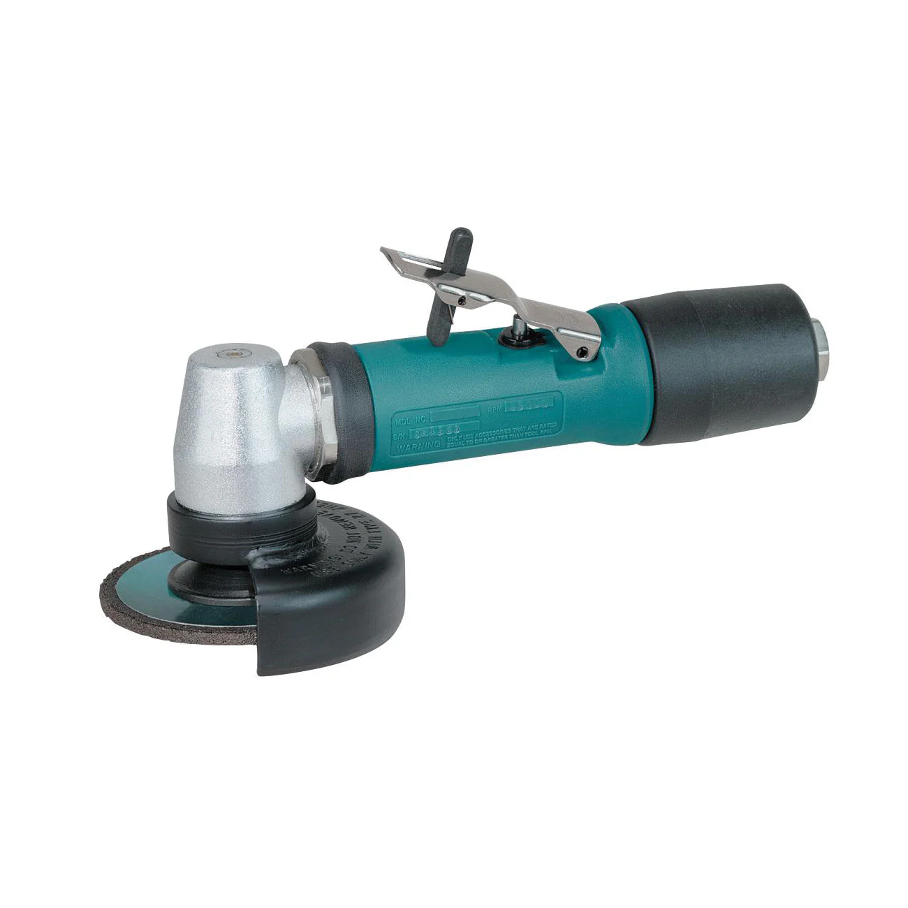 Dynabrade 52705  ~  3 Inch Diameter Right Angle Depressed Center Wheel Grinder .4 Hp 15000 Rpm Geared Rear Exhaust 3/8 Inch-24 Spindle Thread