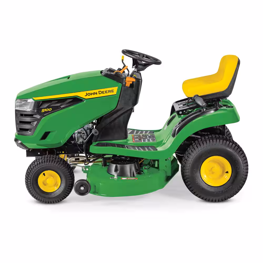 John Deere S100 42-in Riding Lawn Mower – 17.5-HP Gas Hydrostatic Drive
