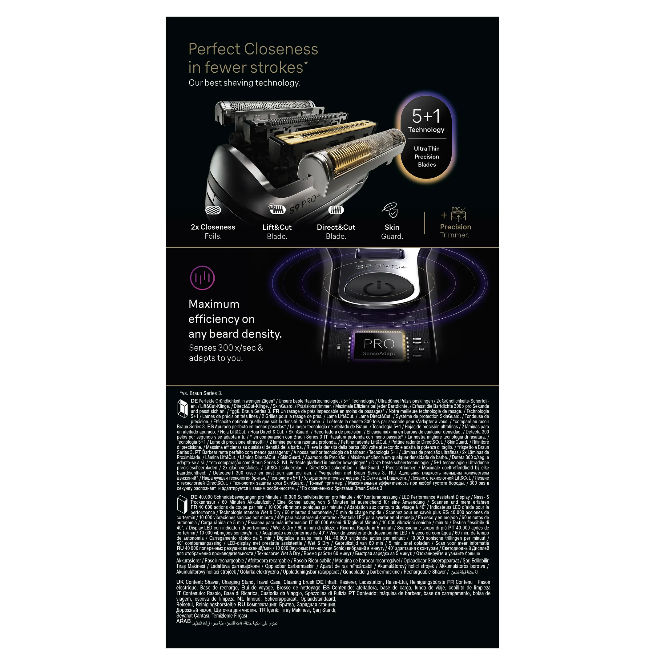 Braun Elektrisch scheerapparaat Series 9 9615s