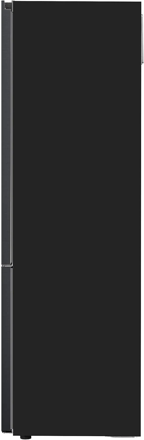 LG GBV22NCCEP Kühl-/Gefrierkombination – Smart Inverter Compressor, Total No Frost, Modern Flat Door Design, Matt Schwarz Metallic, Energieeffizienz A