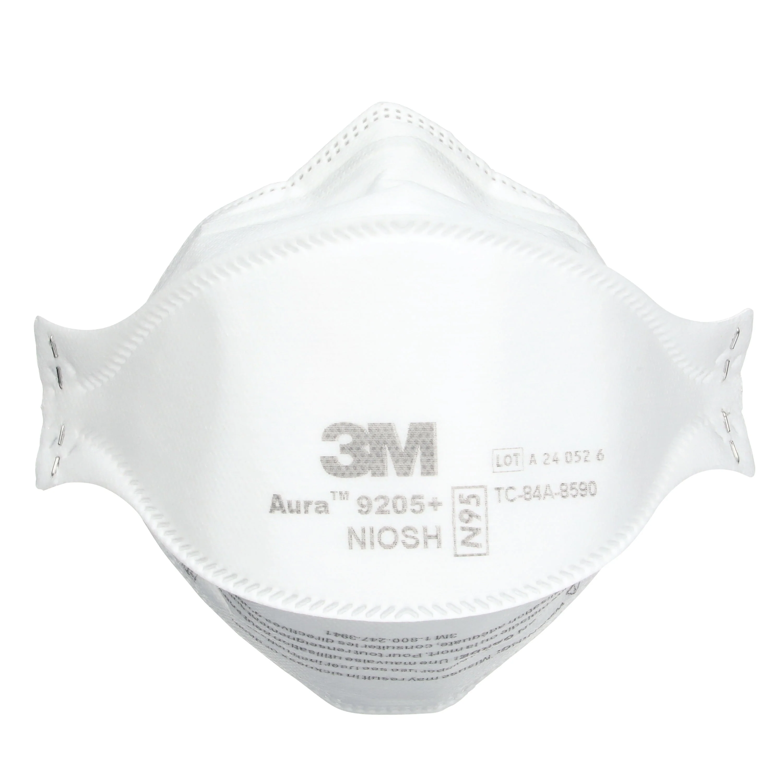 3M Aura 9205+  ~  Healthcare N95 Particulate Respirator 9205+ | Ultra-Lightweight Three-Panel Flat-Fold Design | NIOSH Approved | Box of 20 Units