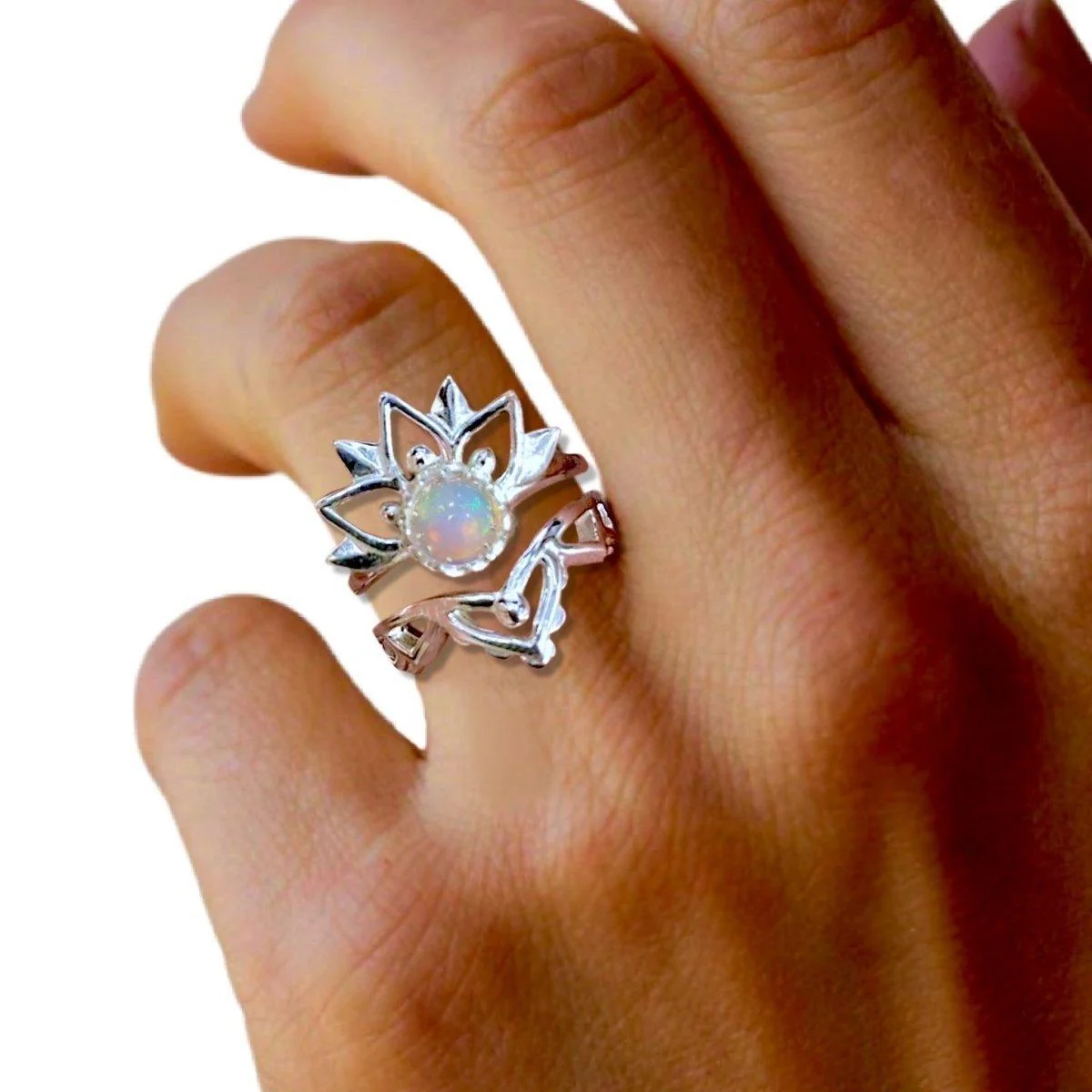 Laihas Prestige Boho Stacker Ring-  Sterling Silver