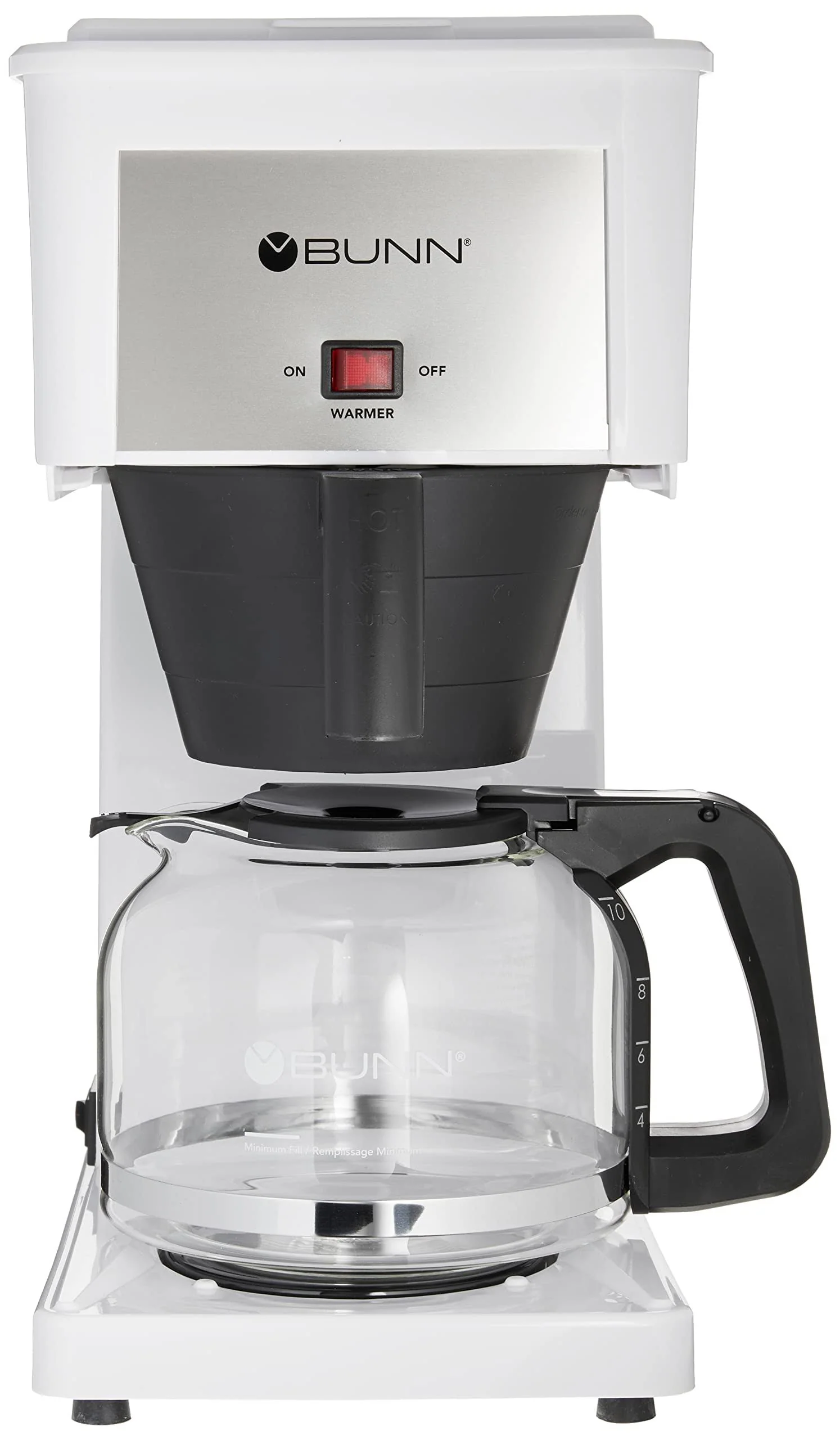 Bunn GRW Velocity Brew 10-Cup Original Home Coffee Maker - White
