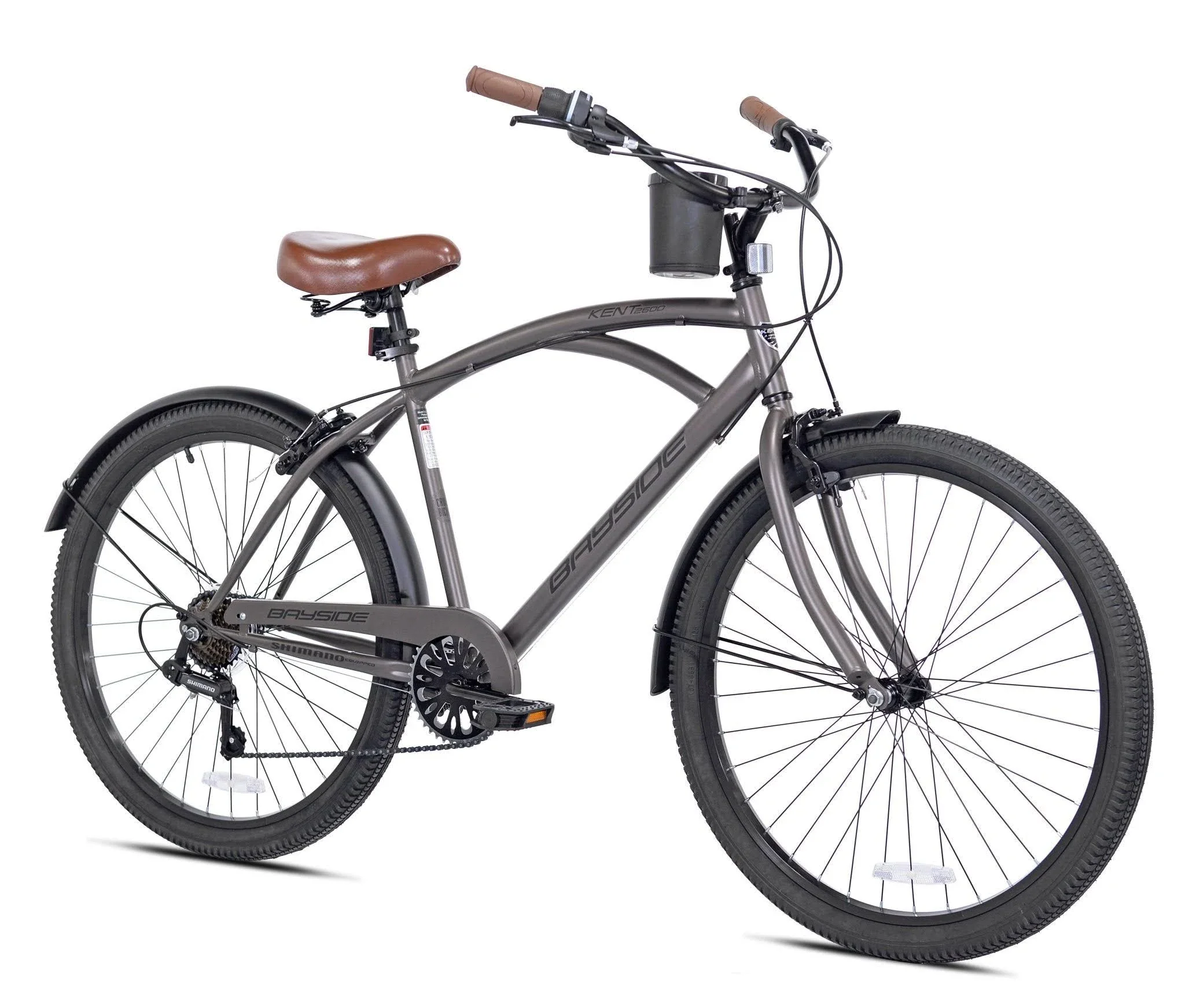 Kent 26 in. Bayside Men's Cruiser Bike Satin Cocoa