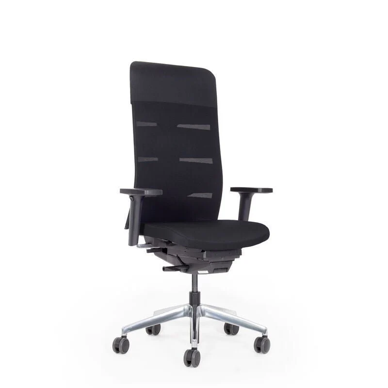Sedia da ufficio ergonomica con schienale a rete Agilis Matrix MT13 | Colore Nero