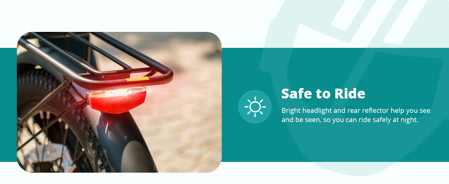 electric bike with headlight