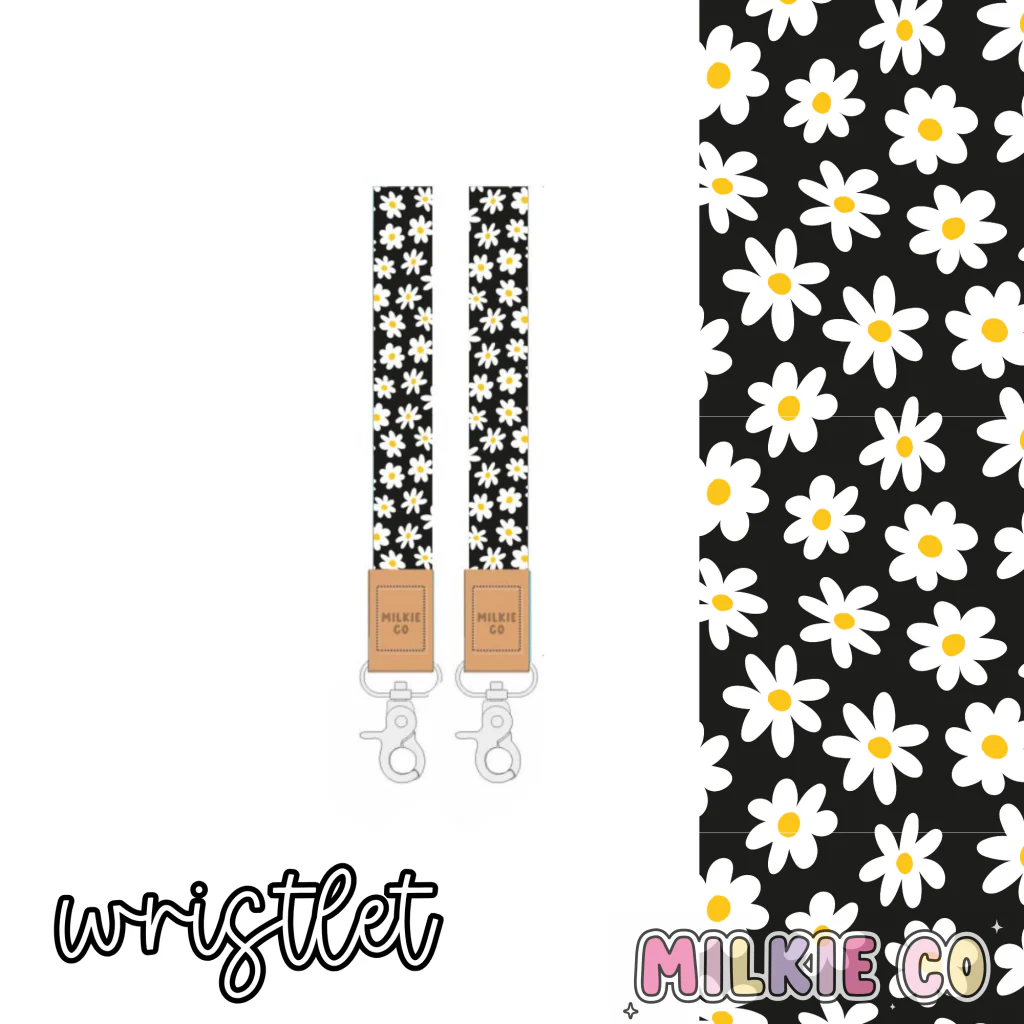 Daisy Days Fabric Wristlet