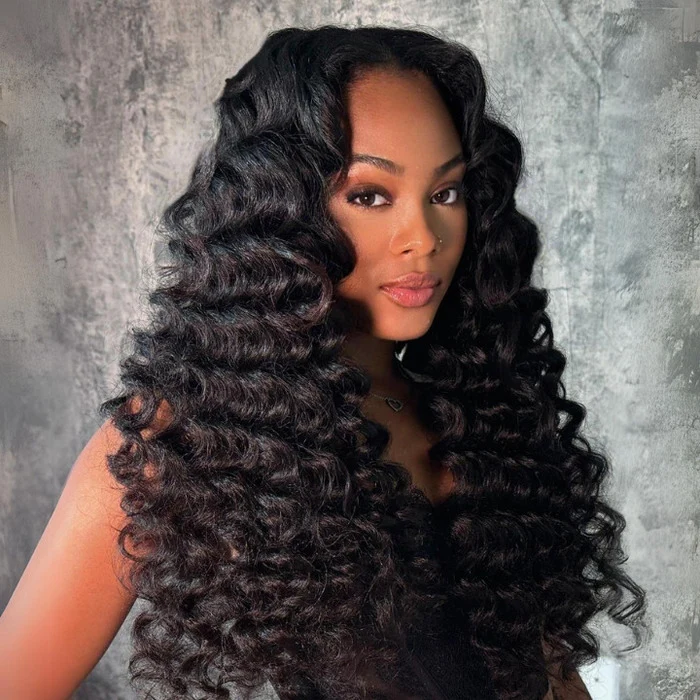 BOGO SALE|Loose Deep Wave Hair 13x6 Lace Front Wig 100% Remy 18-26 Inch Human Hair Wigs