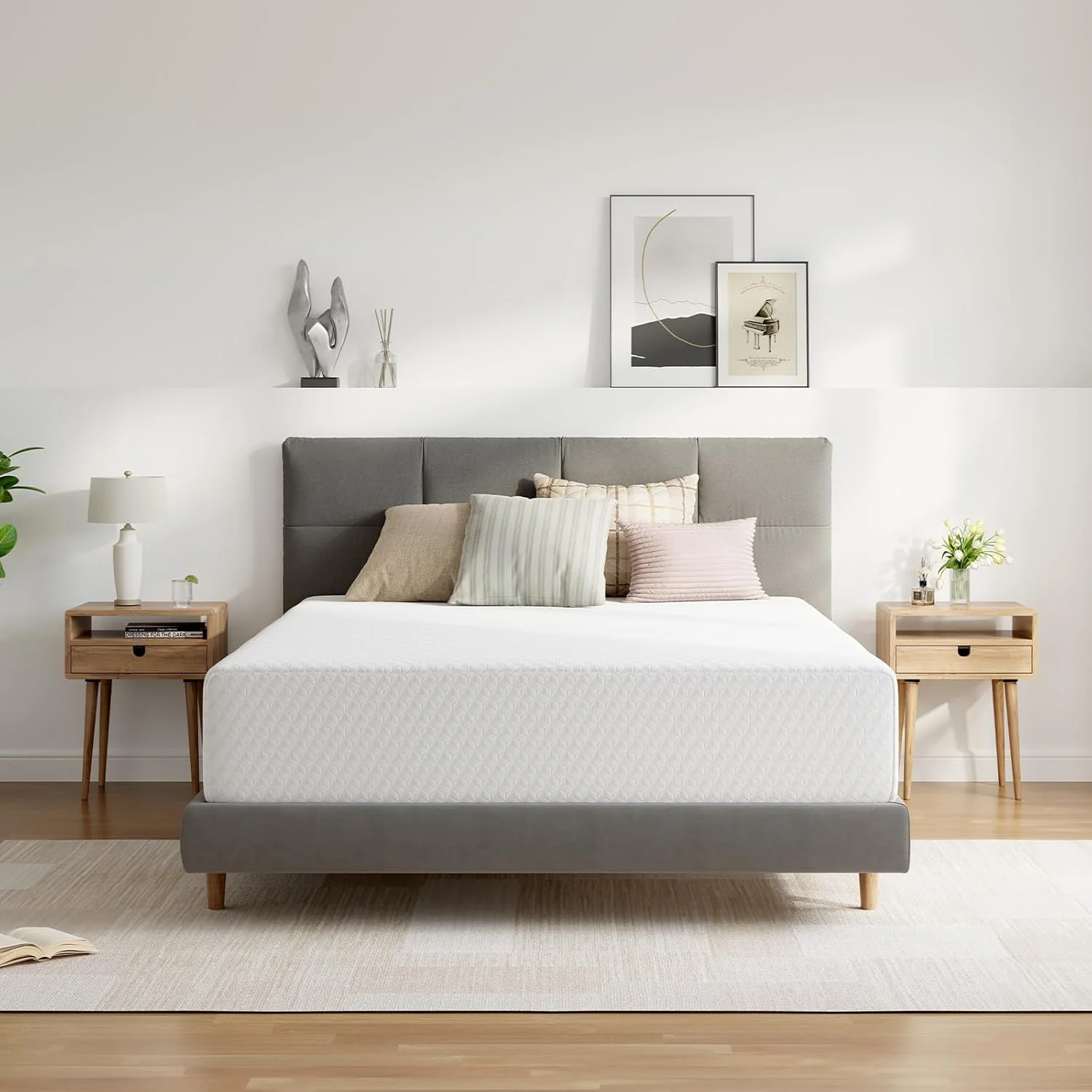 Novilla Twin Size Mattress, 10 Inch Memory Foam Mattress Twin for Balanced Support & Pressure Relief, Cooling Comfort for Nightlong Refreshment, CertiPUR-US Certified Mattress in a Box, Medium Firm