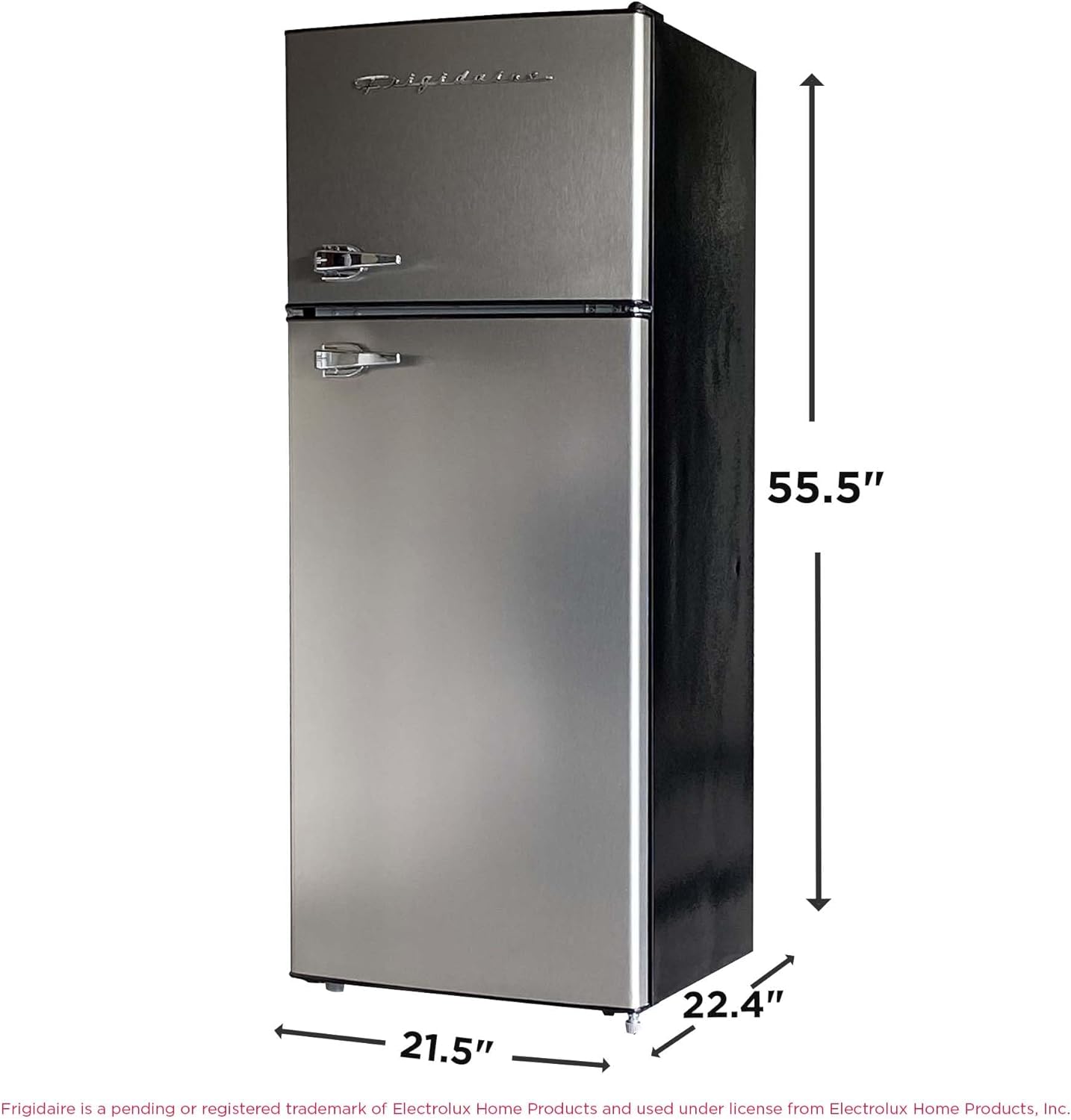 Frigidaire Apartment Refrigerator 7.5 Cu.Ft 2 Door Stainless