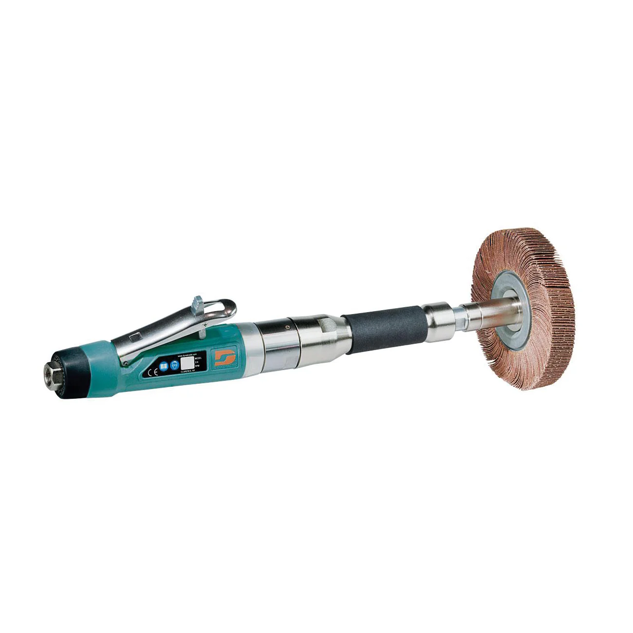 Dynabrade Dynastraight 13518  ~  Dynastraight 6 Inch Extension Finishing Tool 1 Hp Straight-Line 4500 Rpm Rear Exhaust 5/8 Or 1 Inch Diameter Arbor