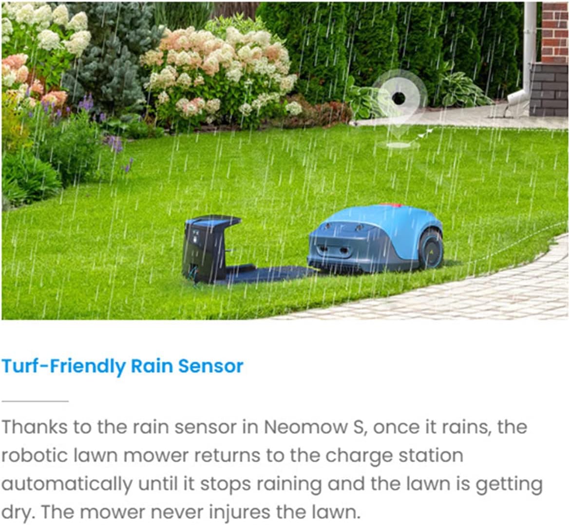 Tosaerba robotico senza fili perimetrali con trazione integrale - confini virtuali, gestione multi-zona, controllo APP a basso rumore