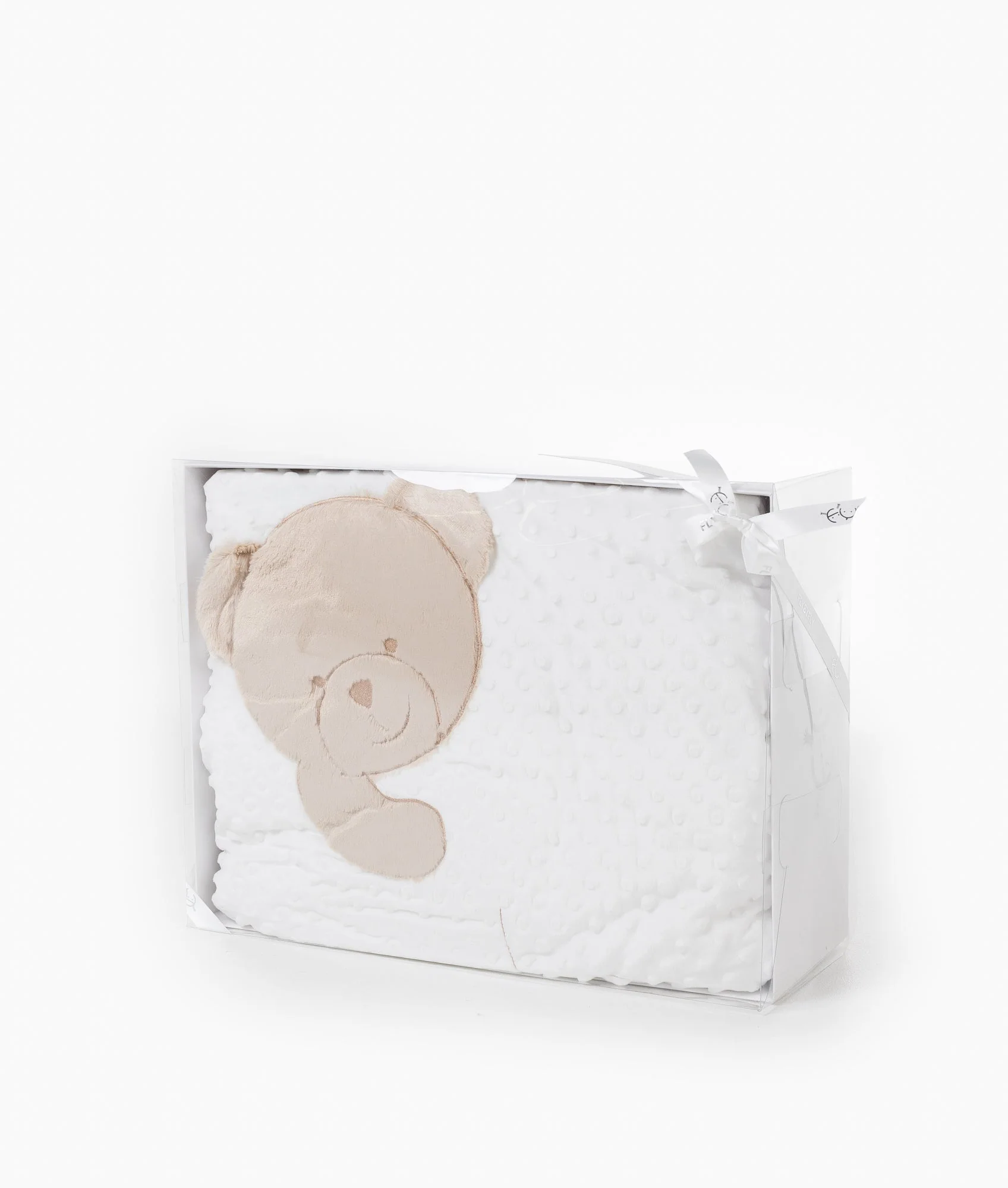 Toddler Bubble Quilt & Cover | White & Beige