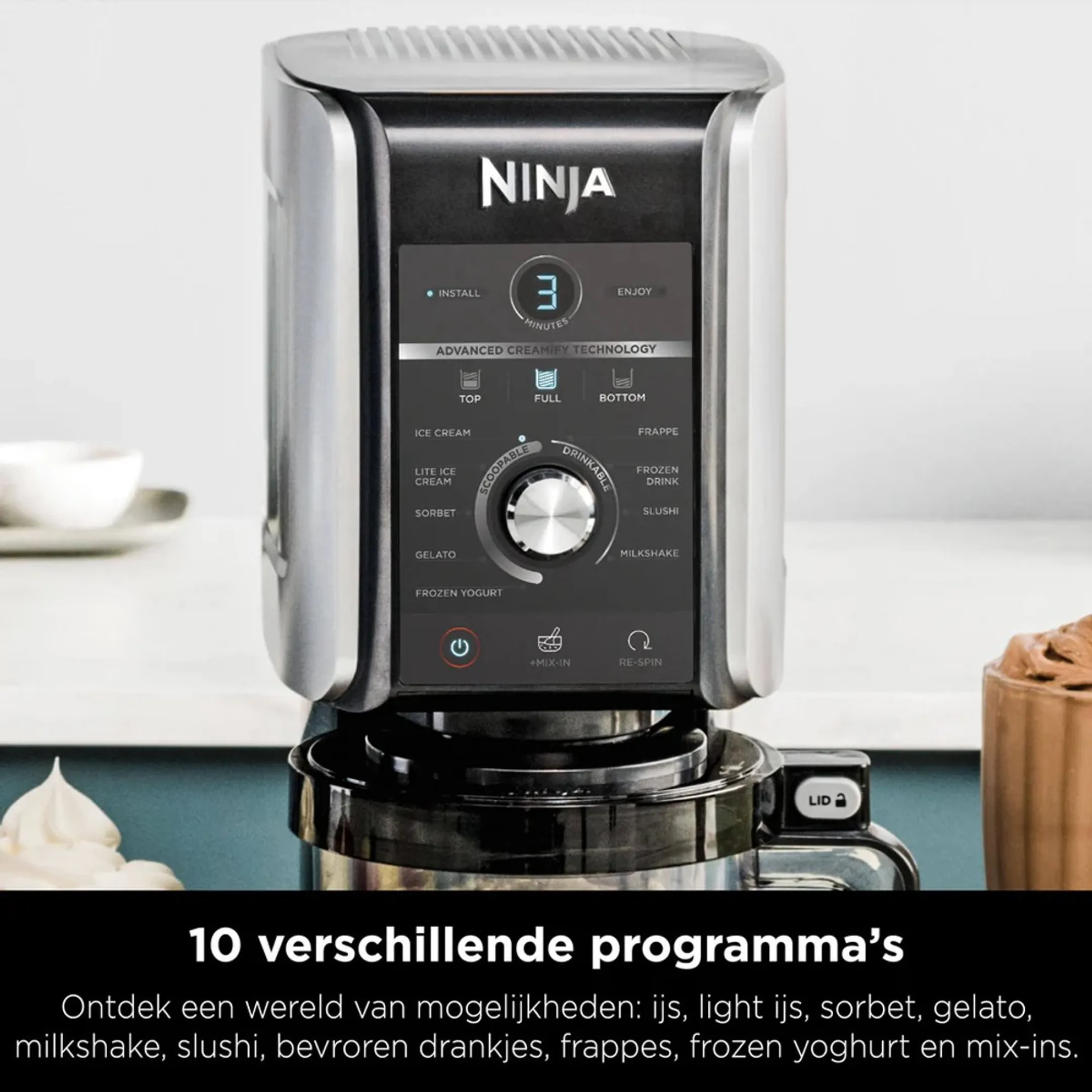 Ninja Ijsmachine CREAMi Deluxe - 10-in-1 NC502EU