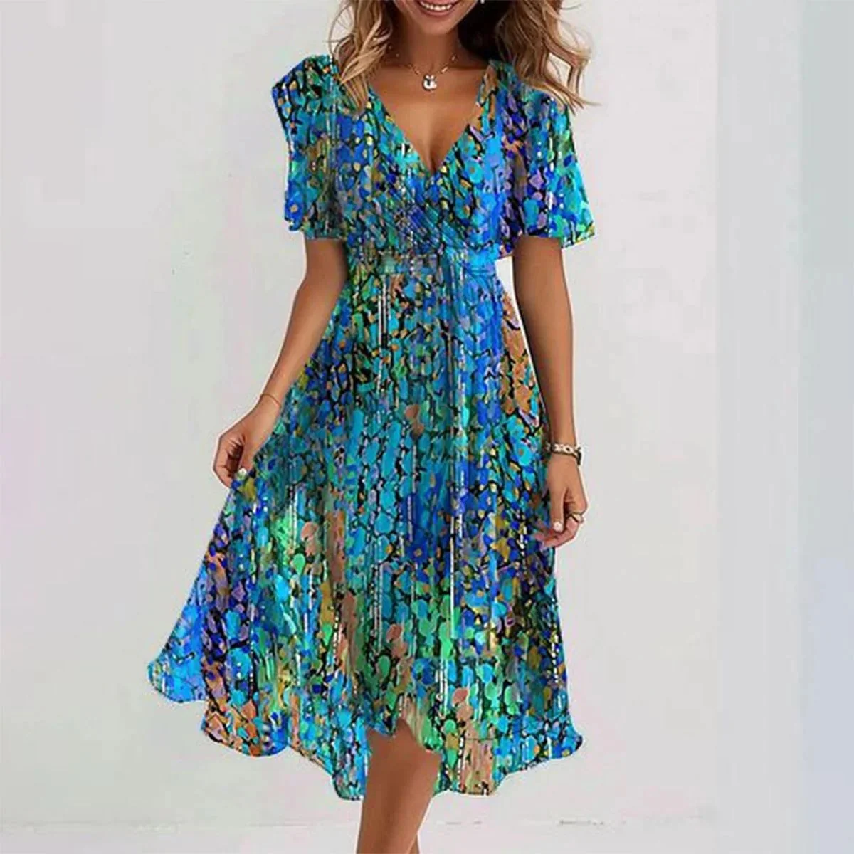 Womena??s Elegant Maxi Dress Lightweight Summer Style