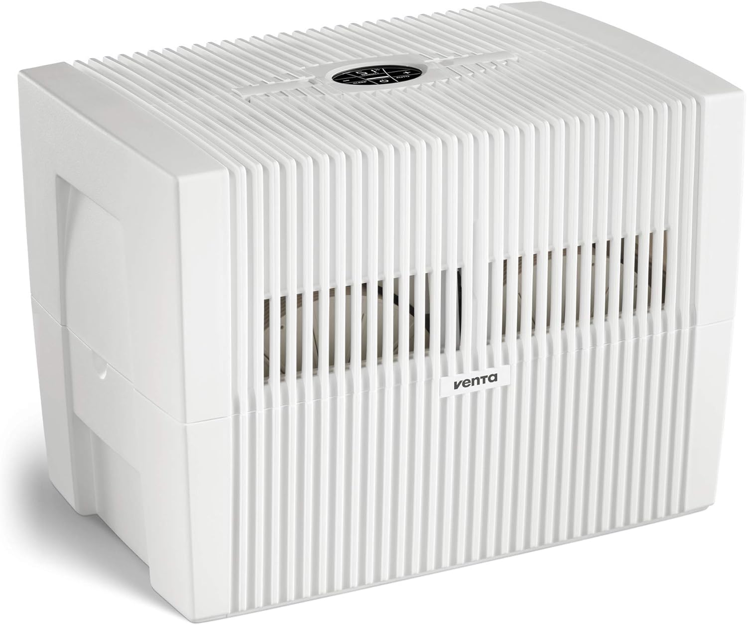 Black Humidifier - Filterless evaporative humidifier for spaces up to 645 square feet