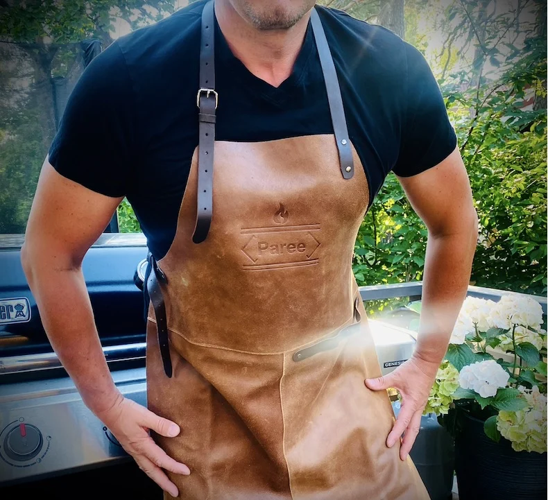 Paree Unisex Leather Apron