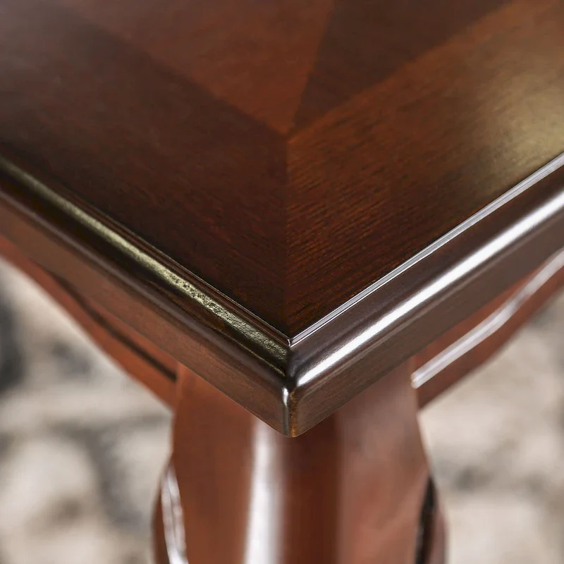 Traditional Dark Walnut Dining Table (60