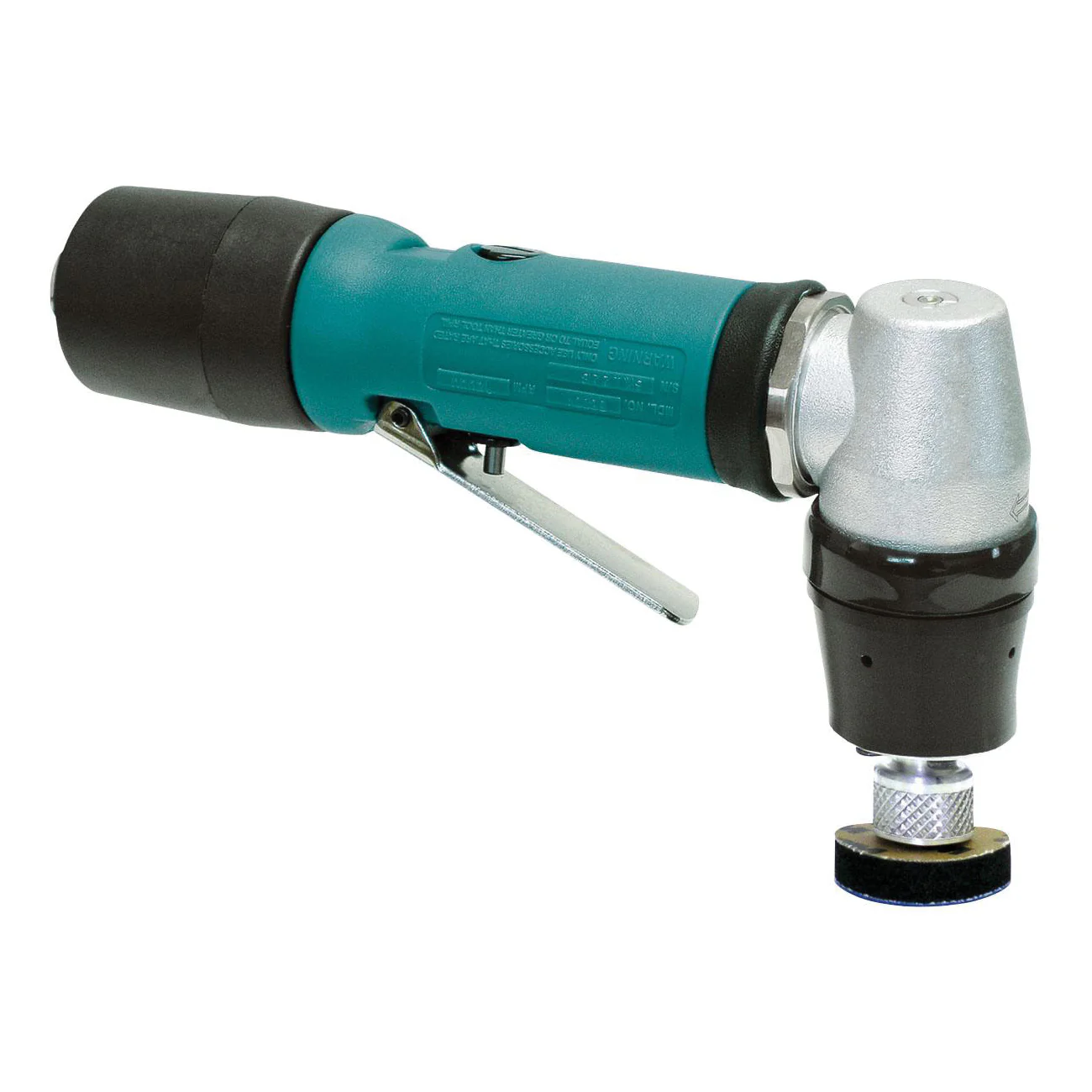 Dynabrade 58034  ~  1-1/4 Inch Diameter Right Angle Mini-Orbital Sander .4 Hp 12000 Rpm Geared 1/8 Inch Diameter Orbit Rear Exhaust For Locking-Type Pad